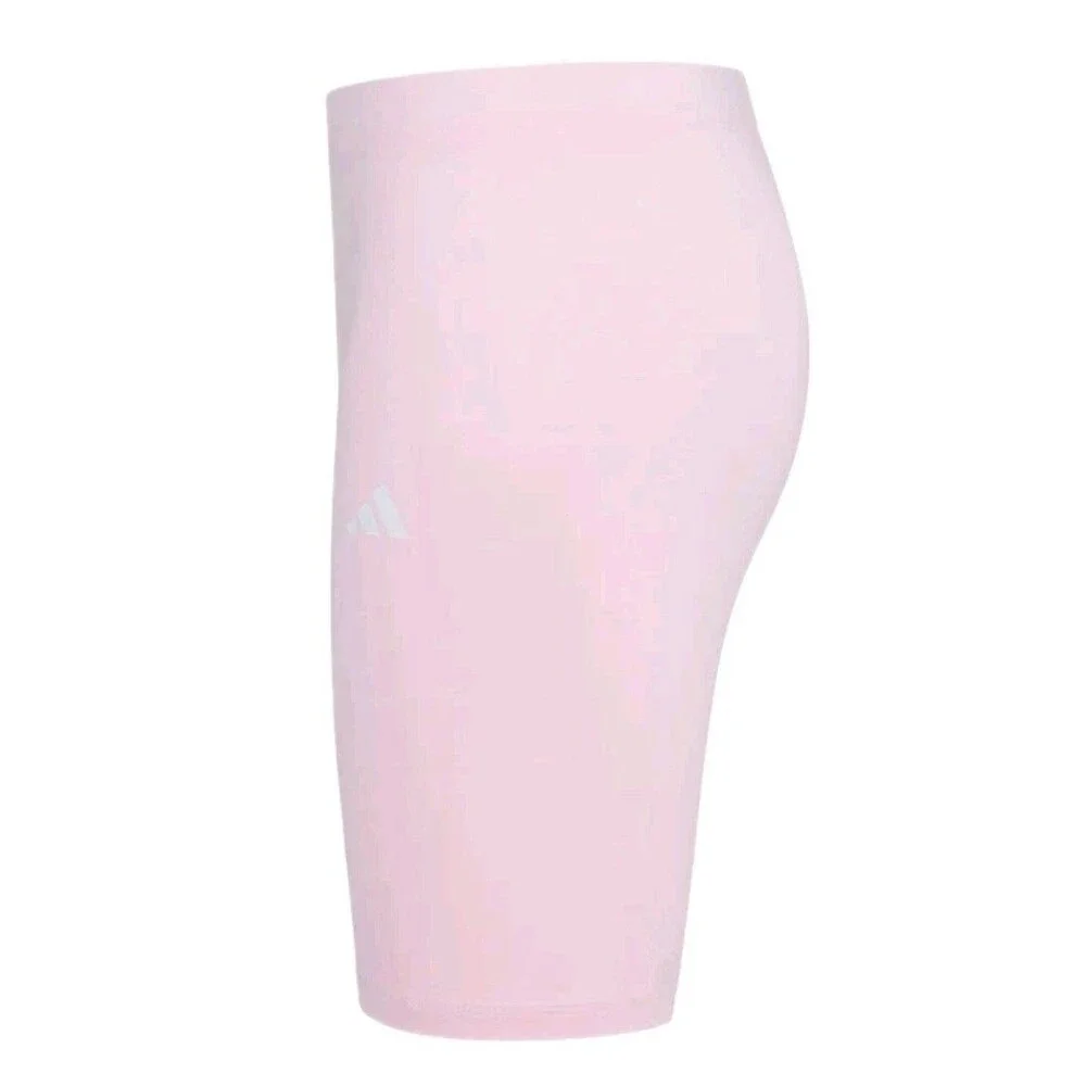 adidas Youth 3-stripe Polo Dress + Bike Shorts 2-pc Set Pink Size L (14) NWT